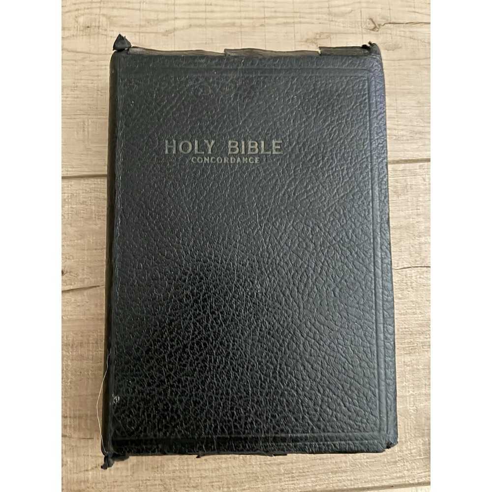 VTG 1952 Holy Bible Concordance The World Publishing Co Leather